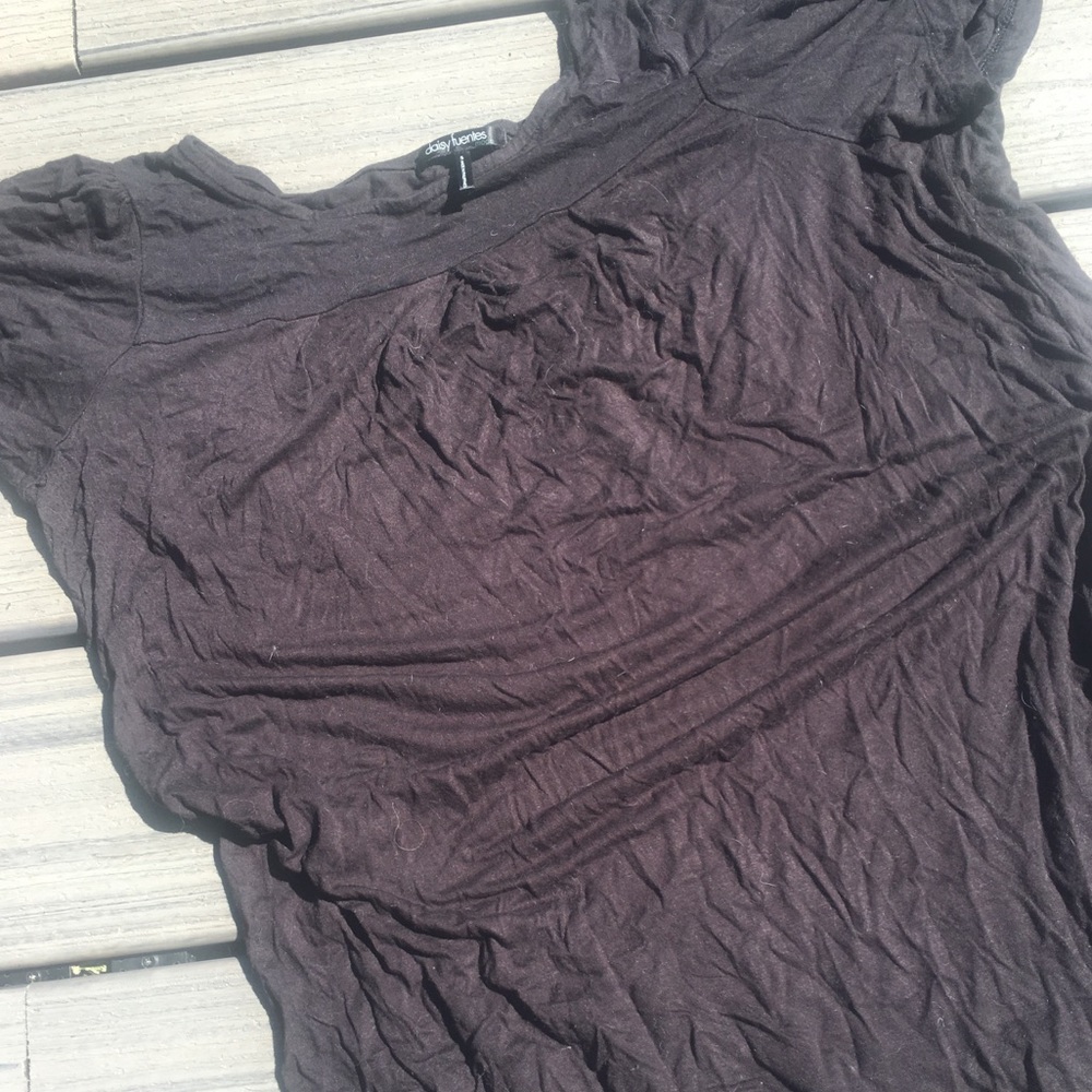 DAISY FUENTES SHORT SLEEVE TOP